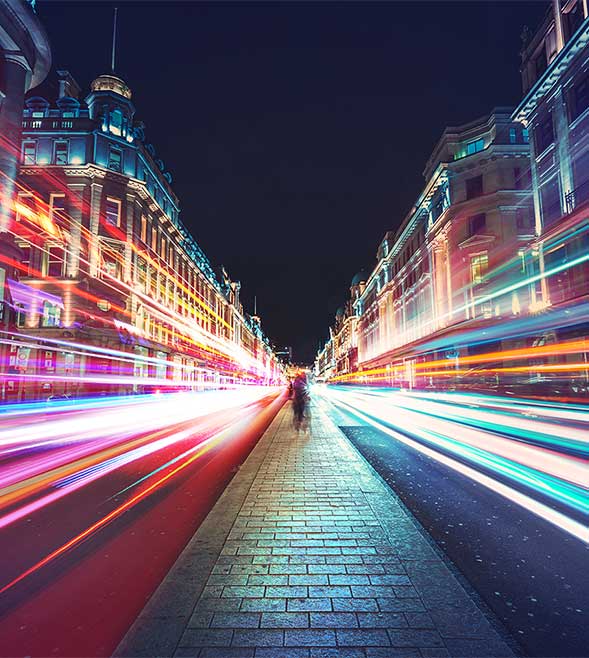 Road lights image