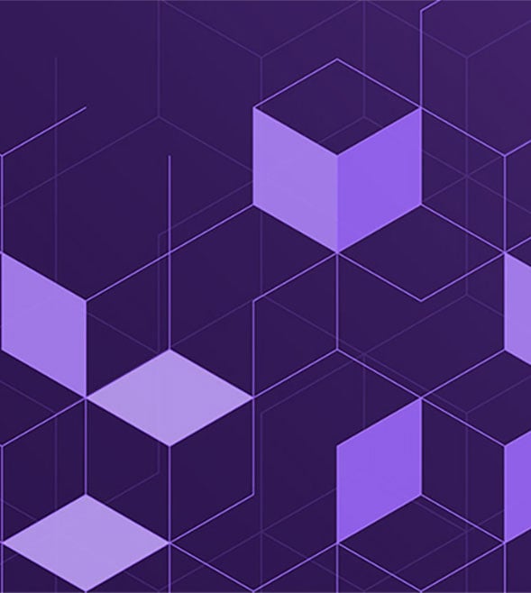 Abstract purple banner