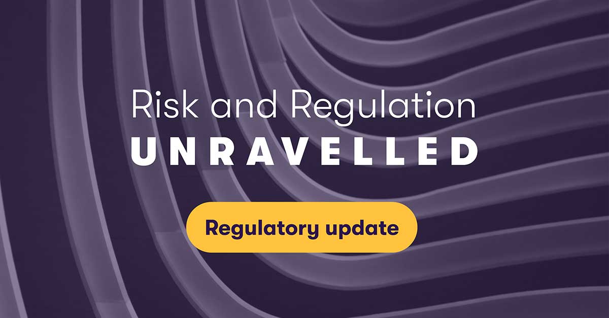 Regulatory Update – FCA Business Plan